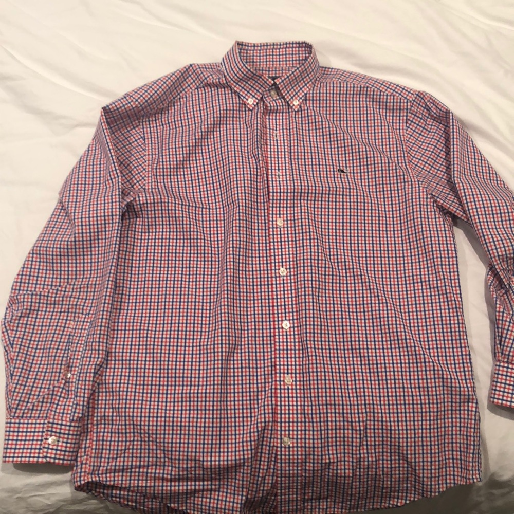 Vineyard Vines Large Checkered Button Down